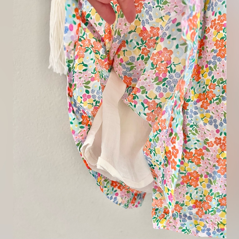 Mini Boden Harper Cross Back Floral Dress - Picture 4 of 7